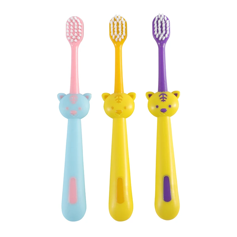Wholesale Tiger Design Kids Tooth Brush Extra Soft Bristle Toothbrush for Child