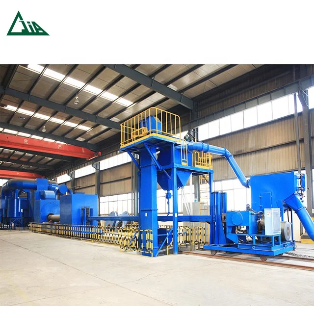 
Automatic steel surface cleaning equipment QGW External Pipe shot blasting machines line for sale 