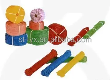 Durable 3 strand polyethylene rope in coil pe twine