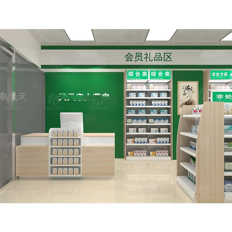 Meicheng Custom Size Modern Saloon Boutique Checkout Counter Retail Counter Desk Checkout Counter Cashier