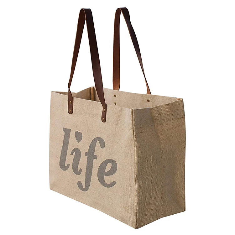 Shopping Tote Bags Designer Jute Hemp Ruiding Hot Products Fashion Accept Customized Logo Customized Size,medium(30-50cm)
