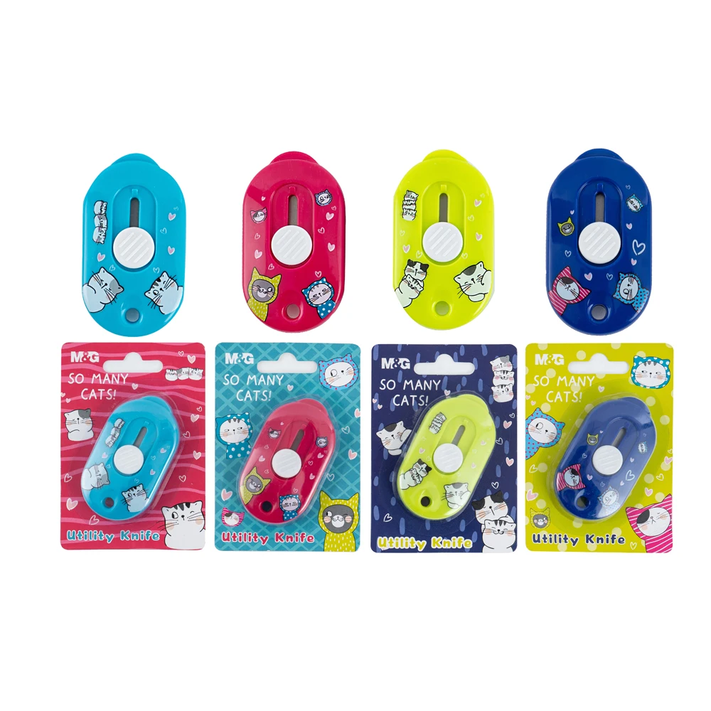 School Student Portable Retractable Paper Cutter DIY Mini Gift Craft Knife