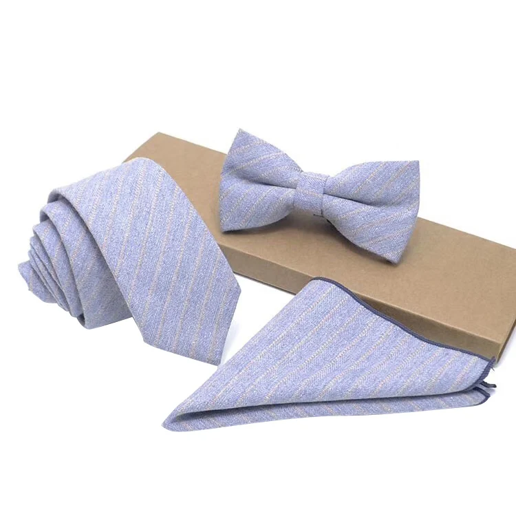 
 Последние дизайн фиолетовый вискоза галстук и платок набор с бабочкой для мужчин  