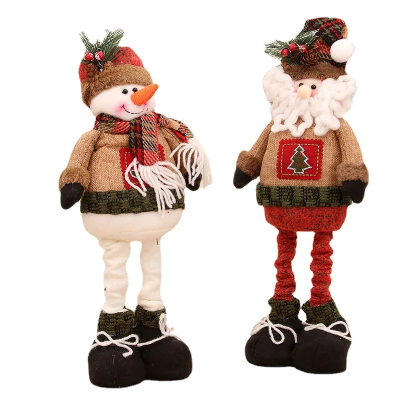 New Christmas Telescopic Dolls Dolls Christmas Gifts Christmas Decorations Santa Claus Dolls