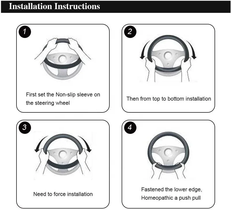 Fashionable And Colorful Car Accessories Women Steering Wheel Cover Leather Car Steering wheel cover