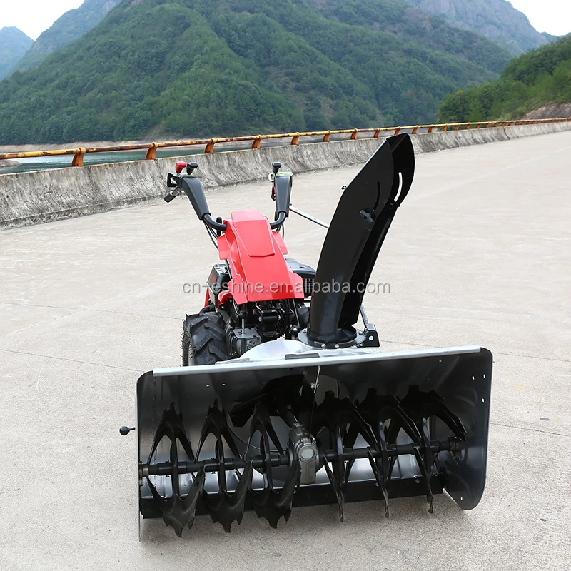 gasoline gear drive multifunctional snow sweeper