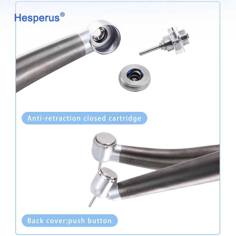 HESPERUS Dental equipment Ceramic Bearing Optic Fiber Quick Connector for N*k High Speed Led Dental Handpiece