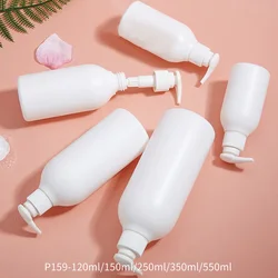 100ml 250ml 300ml 500ml White Plastic Pet Amber Foaming Square Bottles For Body Lotions
