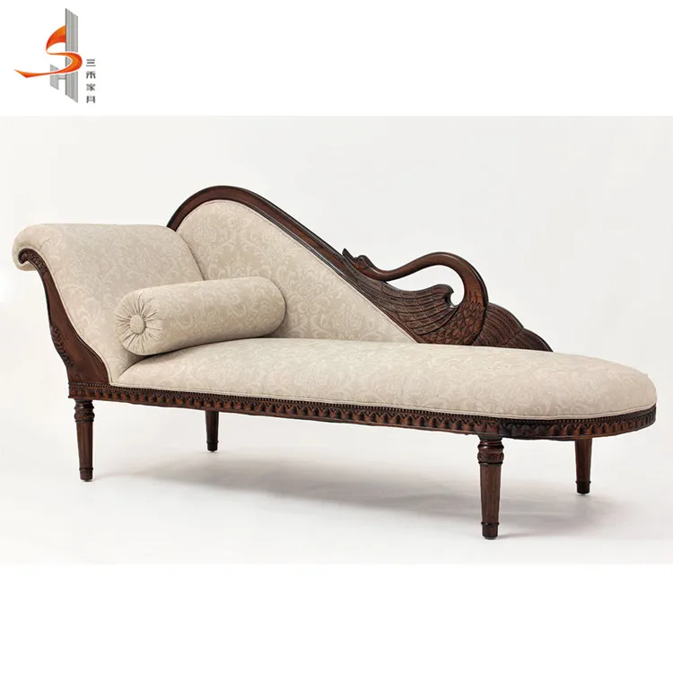 Foshan manufacturer oem french design leather chaise lounge suite sofa set