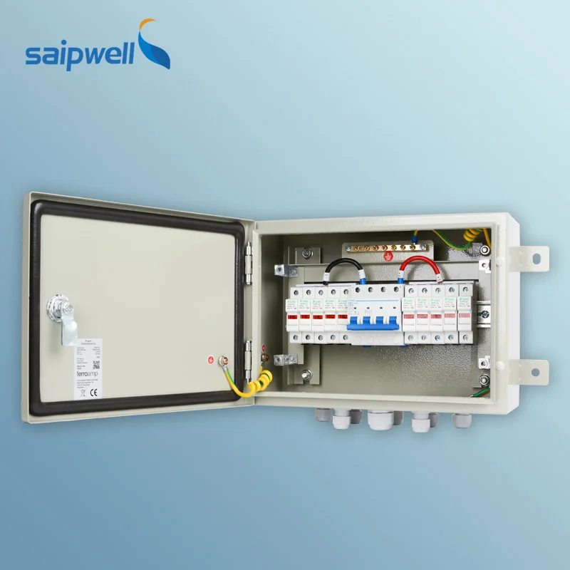 SaIpwell IP66 1000 В комбайнер солнечных батарей с 4-струнным комбайнером для