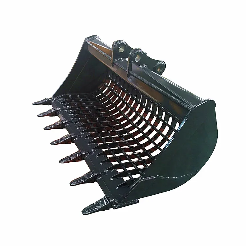5 ton excavator skeleton bucket wide 1200mm with teeth sieve buckets for sale