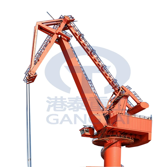 Outdoor Loading And Unloading 100 Ton Luffing Single arm Mobile Portal Crane