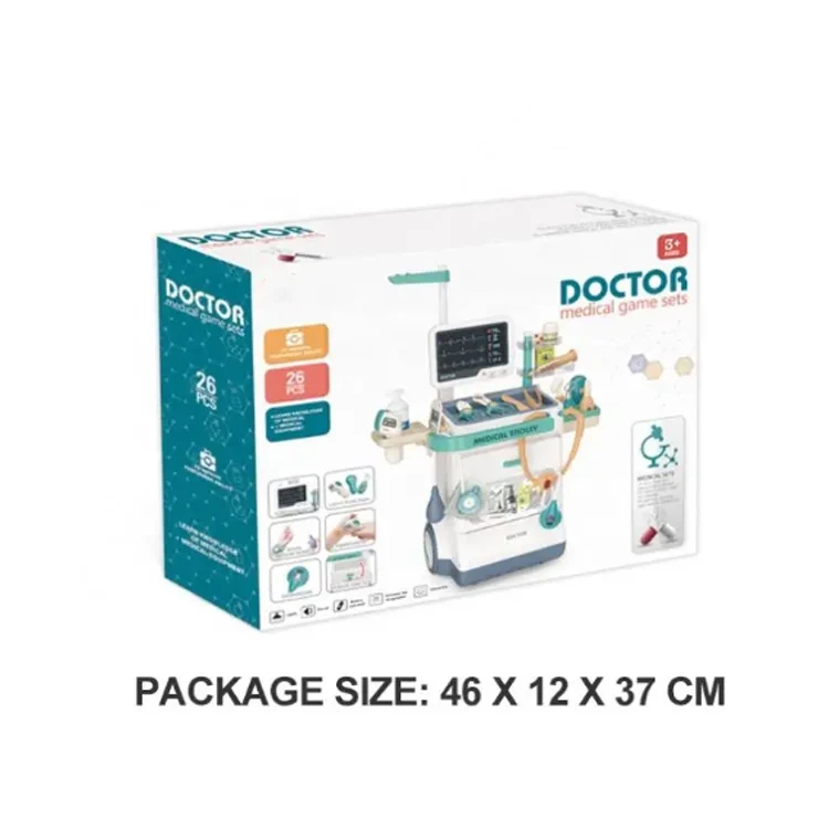 2024 Best Gift New Arrival Children Pretend Play Doctor Tool Stethoscope Toy Set Educational Plastic Medical Play Gear