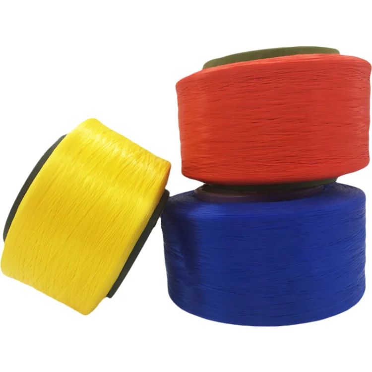 Polypropylene PP Multifilament 600d 900D Normal Strength tenacity pp yarn for Industrial Filter Canvas Packaging Pet Rope