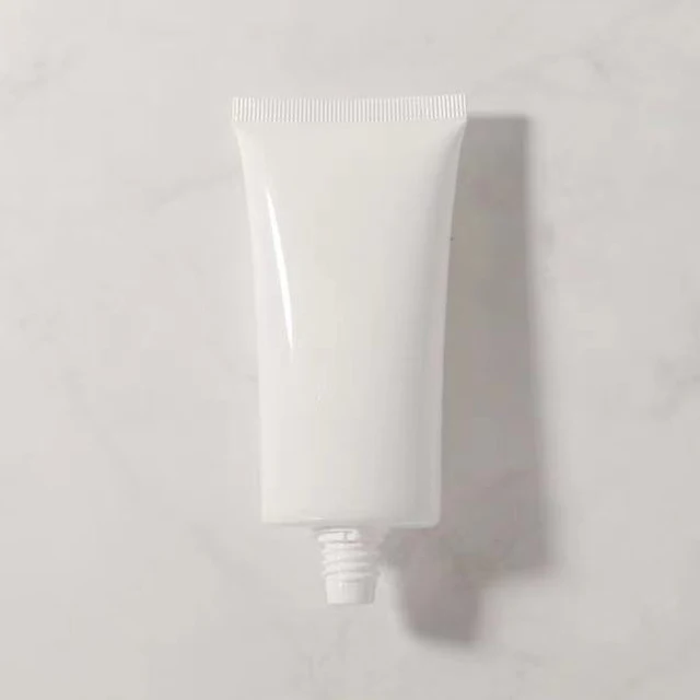 Hengjian 50g Empty White Makeup Soft Tube Cosmetic Foundation BB Cream Lotion Bottle Plastic Squeeze Tube In Stock