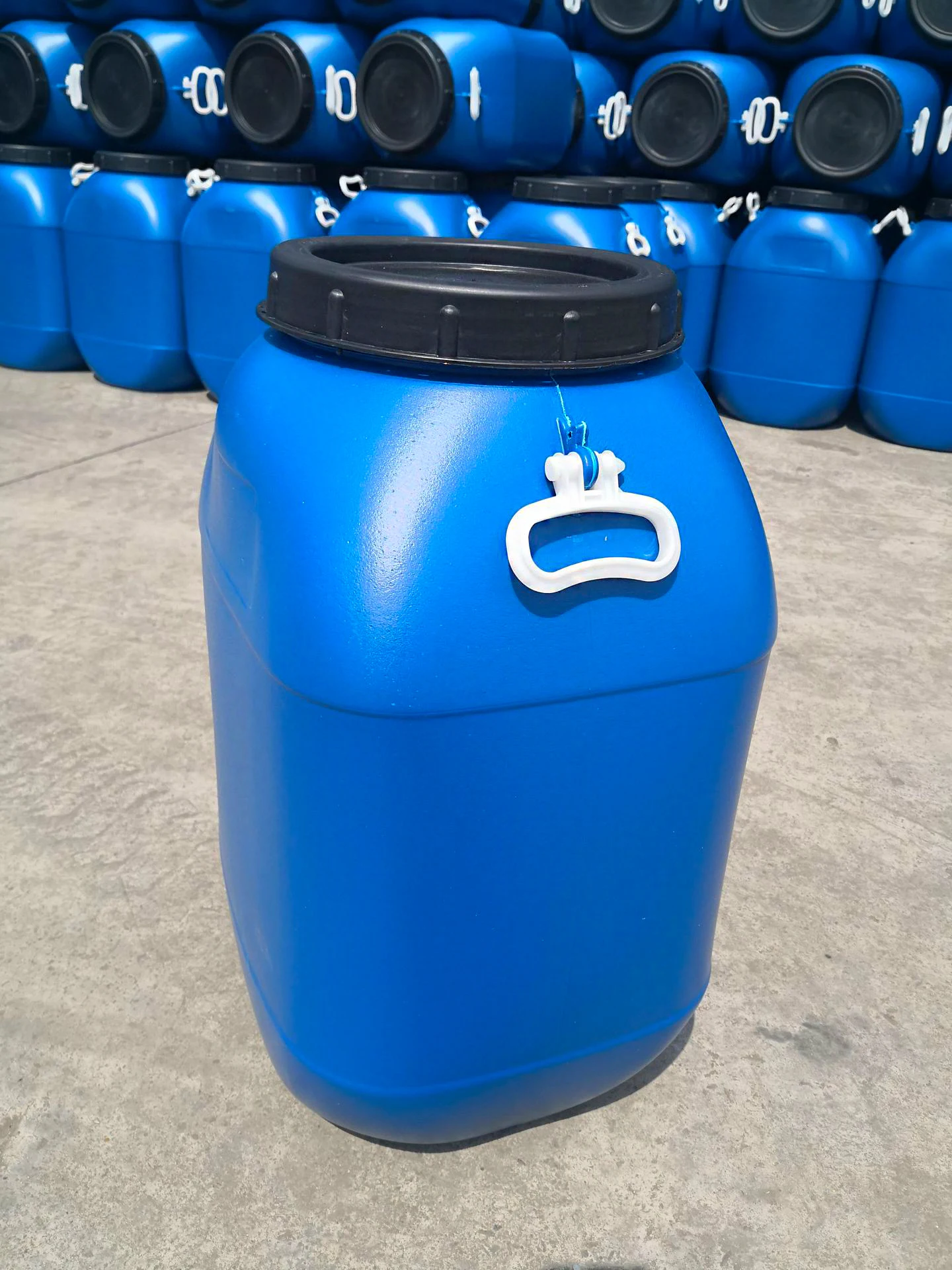  Заводская цена пластиковый контейнер для канистра масла HDPE химикаты упаковка 60 л барабан с
