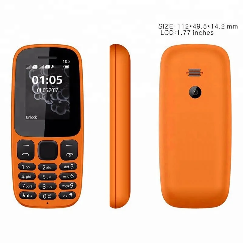 2023 Top 1 Factory Mobile Phone 105 106 130 150 210 225 Unlocked GSM Cellphone Customize Russian Arabic keyboard