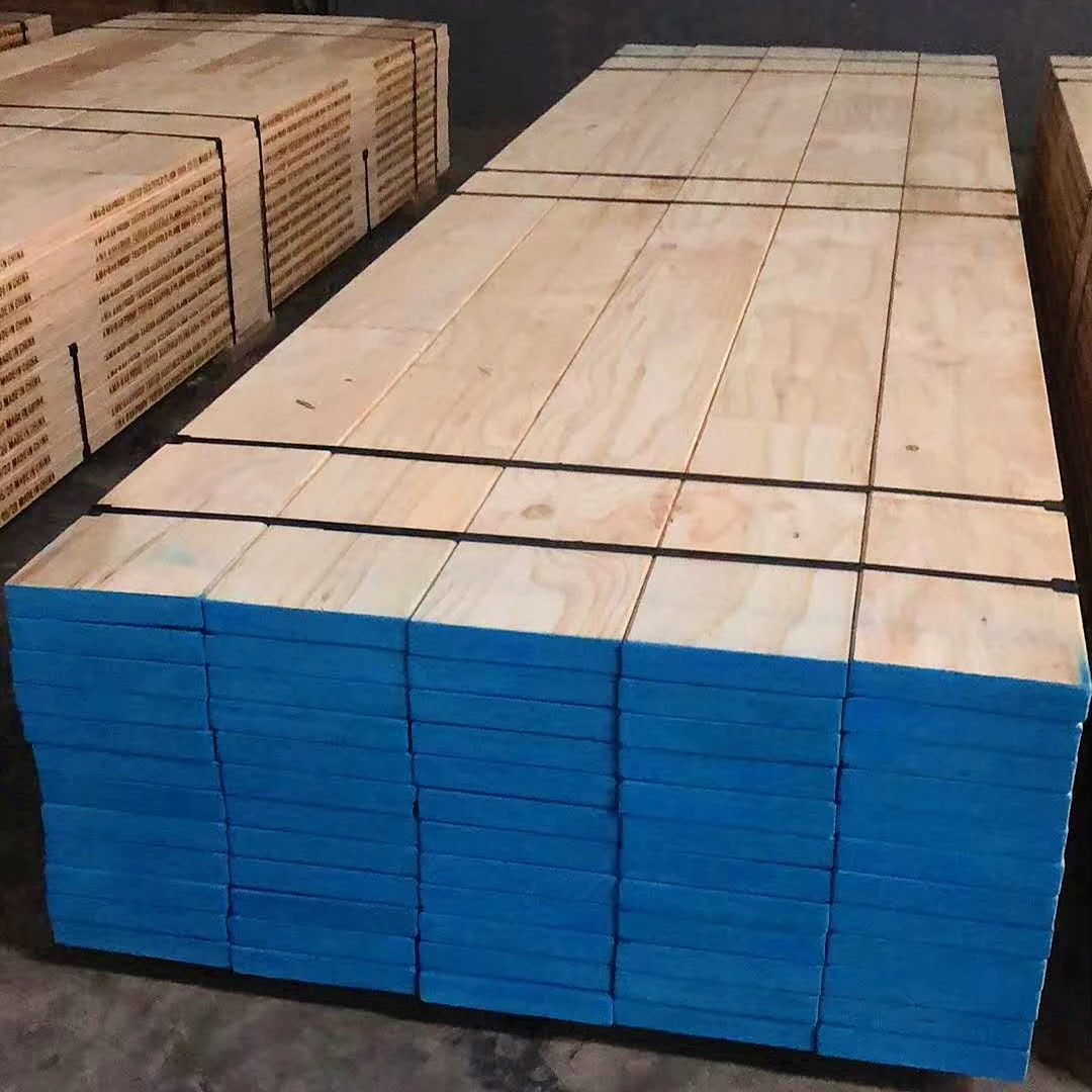 construction grade pine lvl scaffolding planks structural pine wood 25mm 30mm 35mm OSHA certificate wooden plank / LVL scaffold