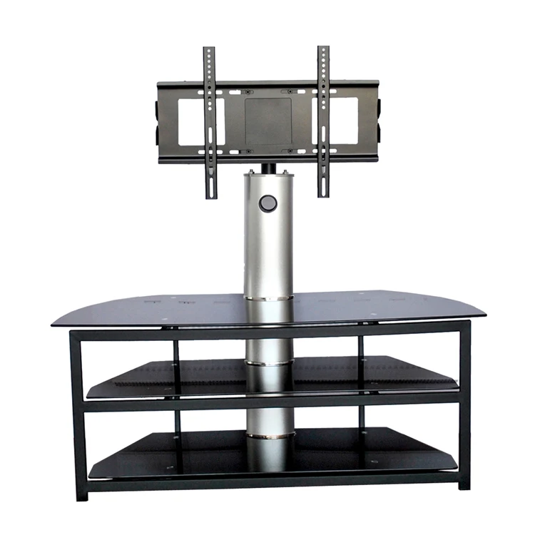 Latest Design Luxury Rotating Wall Mounted TV Stand Metal Frame Cabinet LCD TV Stand