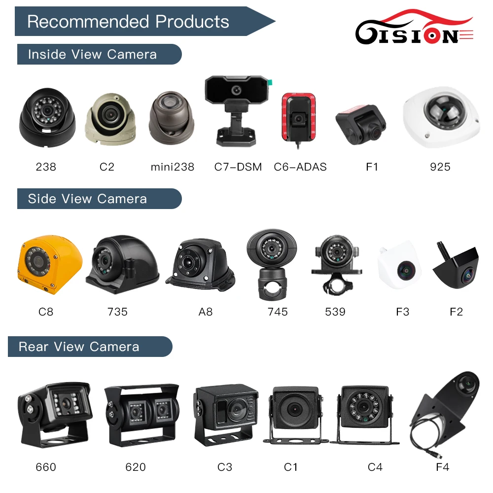 Камера видеонаблюдения GISION H.265 720P 1080P, 4 канала, DVR, GPS, Wi-Fi, ADAS, BSD, DMS