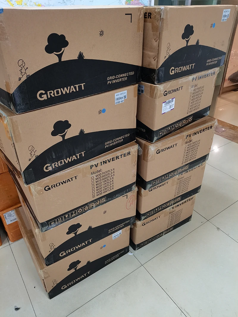 Growatt Mod 10ktl3-xh 10kw 10ktl3-x On Grid 10000w Solar Inverter 10kva With Shine Wifi