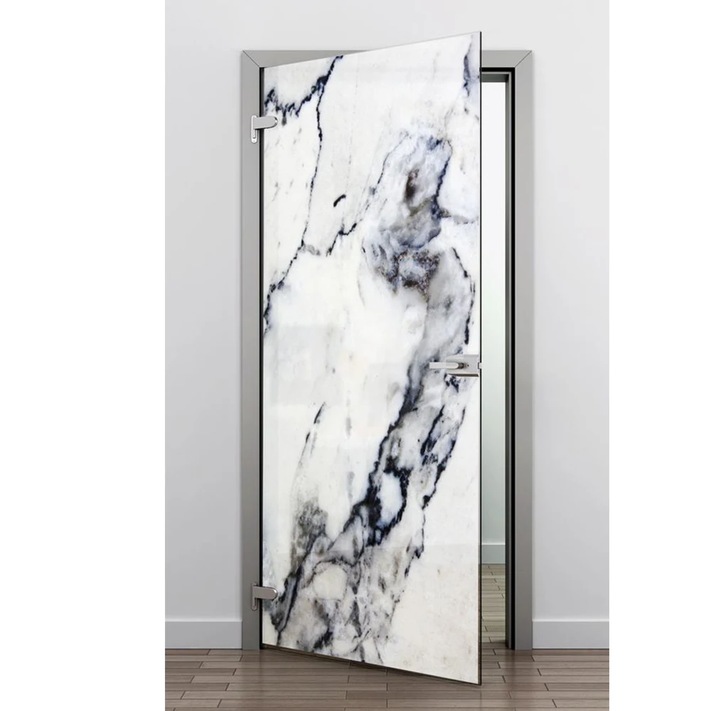 Seeyesdoor Acclarent Pivot Lighting Frame Front Door Entry Door With Smart Security Door Lock