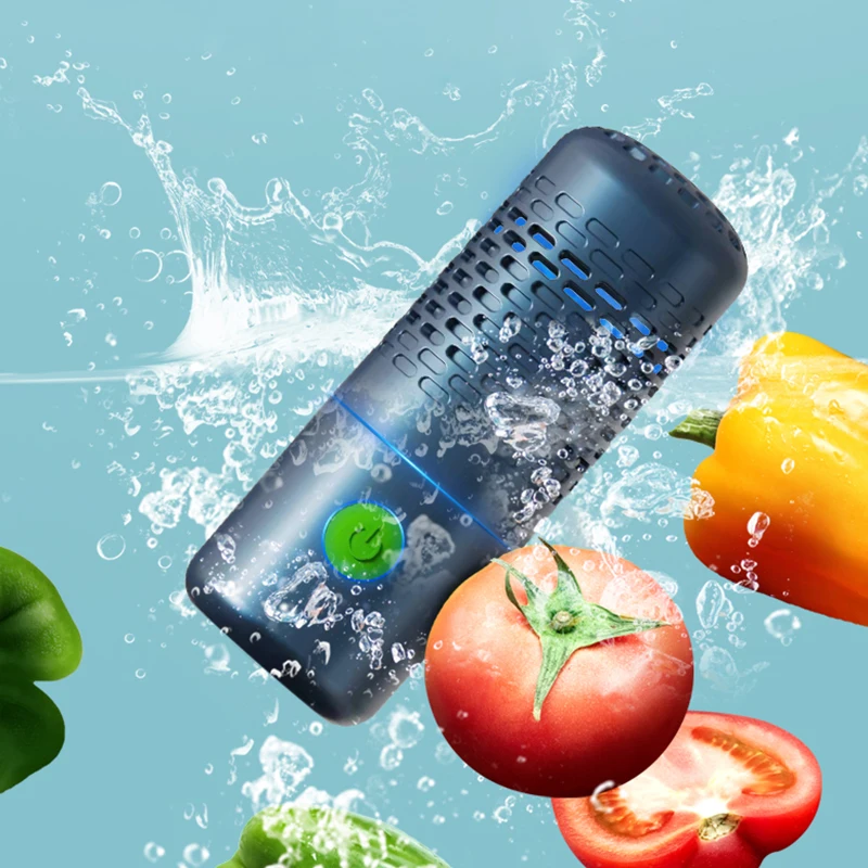 Hot Selling Portable Household Fruit Vegetable Food Meat Ultrasonic Disinfect Purifier Cleaner Washing Machine