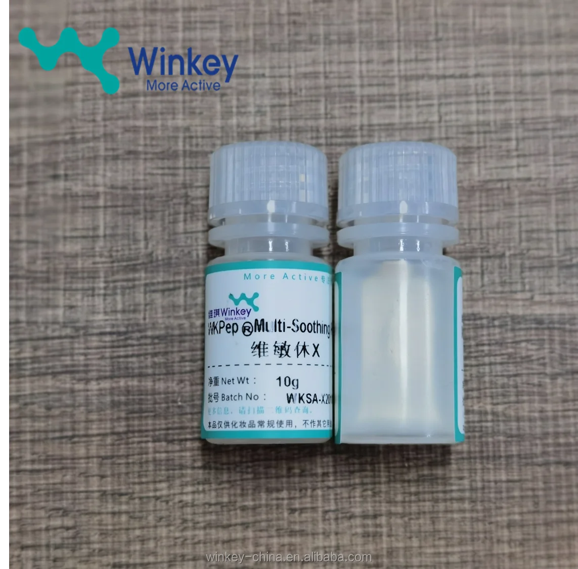 
Palmitoyl Tripeptide-8 Acetyl Tetrapeptide-15 Anti-allergy Anti-inflammatory Soothing Skin 
