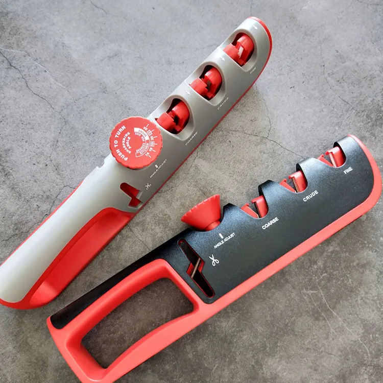 Amazon Creative New Multi-Functional Knife Sharpening Artifact Four-In-One Adjustment Knife Sharpening Manual Kitchen Outdoor