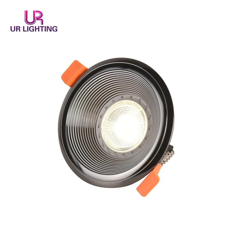 Modern Recessed indoor ceiling recessed gold white black thin 7w LED spot light