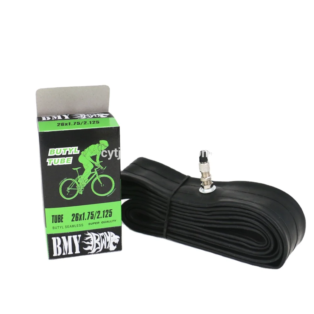 26X1.95/2.125 Good quality  bike butyl rubber inner tube with EV valve