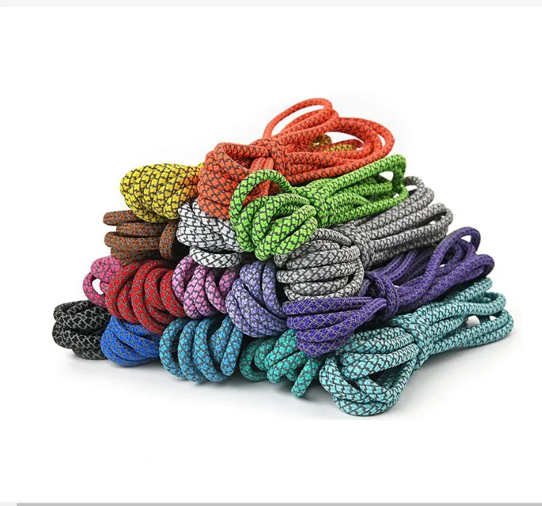 FASHION RAINBOW Reflective Shoelaces Round Laces for Shoes Diameter 0.4cm 100/120/140/160cm