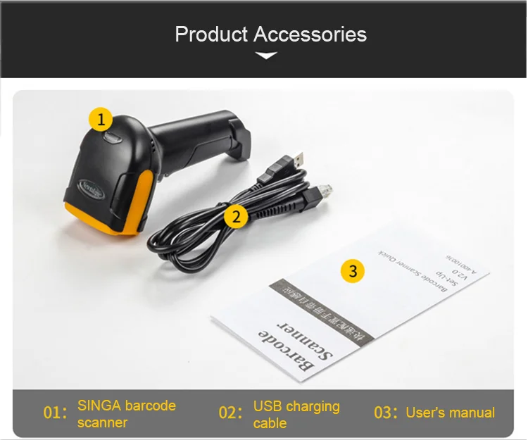  Лидер продаж USB сканер штрих-кода на Amazon
