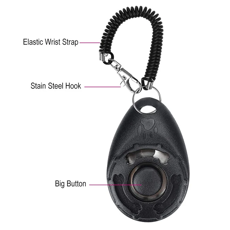 New Arrival Dog Press Training Doorbell Dog Stop Barking Training Clicker