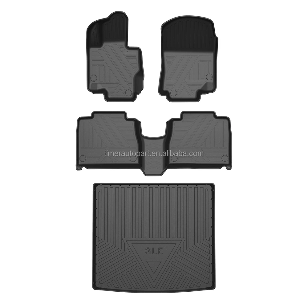 Oem Odm All Weather Floor Mats Tpe 3D Aftermarket Original Car Replacement Liner Tpo Carpet For 2022 Mercedes Benz Glc 300 C300