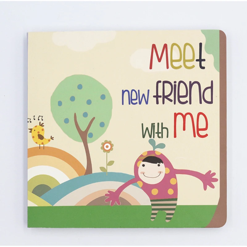 High-quality make friends sound book easy learning audio book customized sound book for children