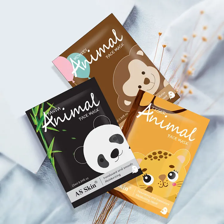 Private Label  Animal Moisturizing Anti Aging Whitening  Facial Mask Natural Skin Rejuvenation  Facial Mask