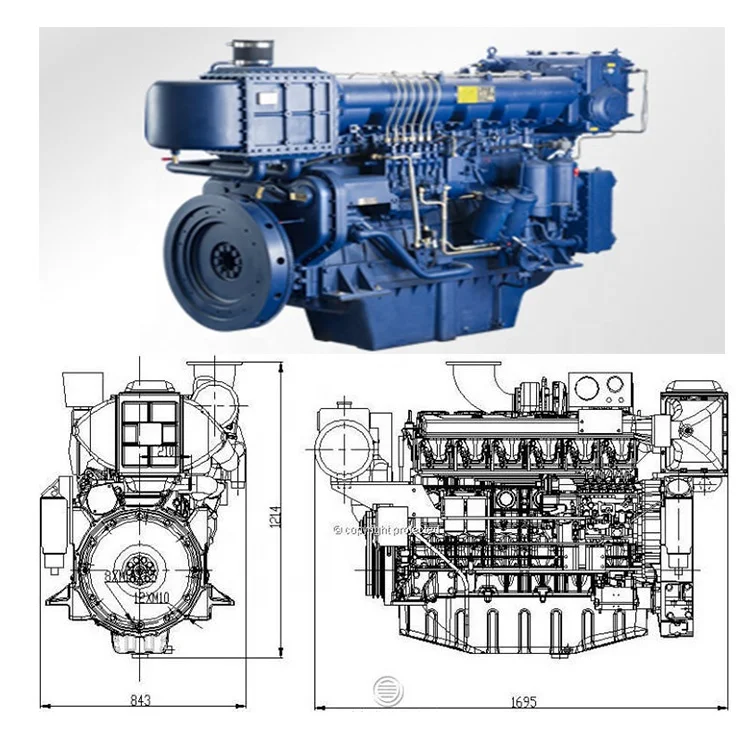 WEICHAI DEUTZ 150hp Marine diesel engine with price