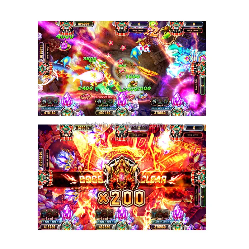 10player fish game Big Bonus Fish hunter game gambling machine Ocean Tyrant