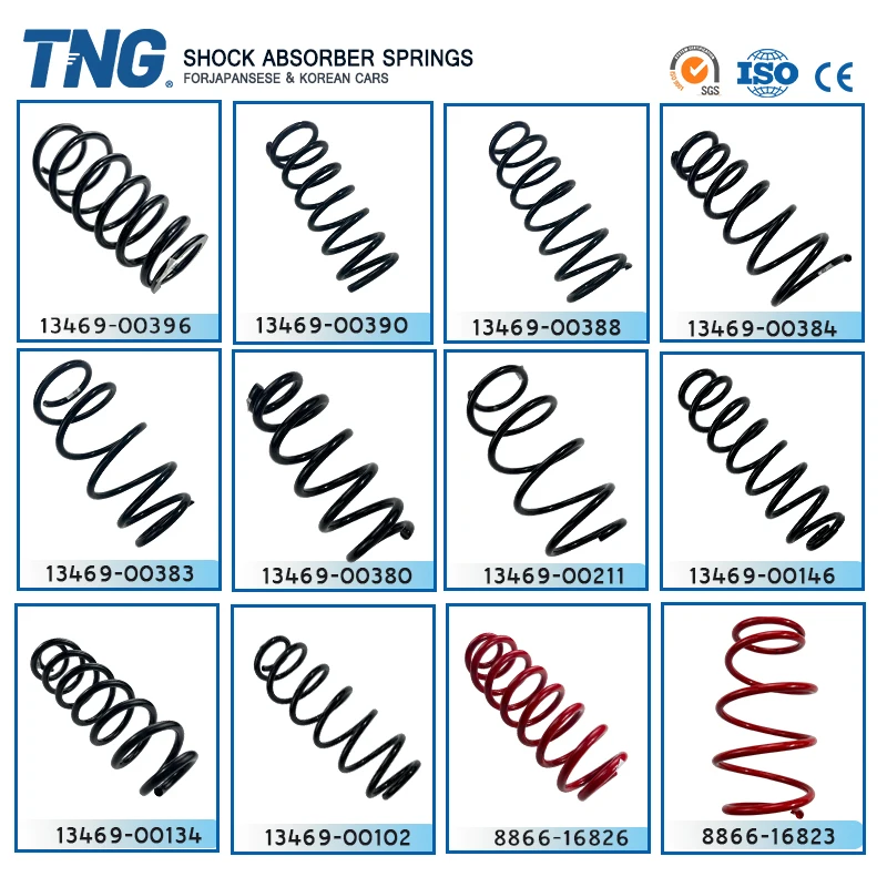 TNG wholesale high quality suspension shock absorber Springs coil spring for Honda FIT JAZZ