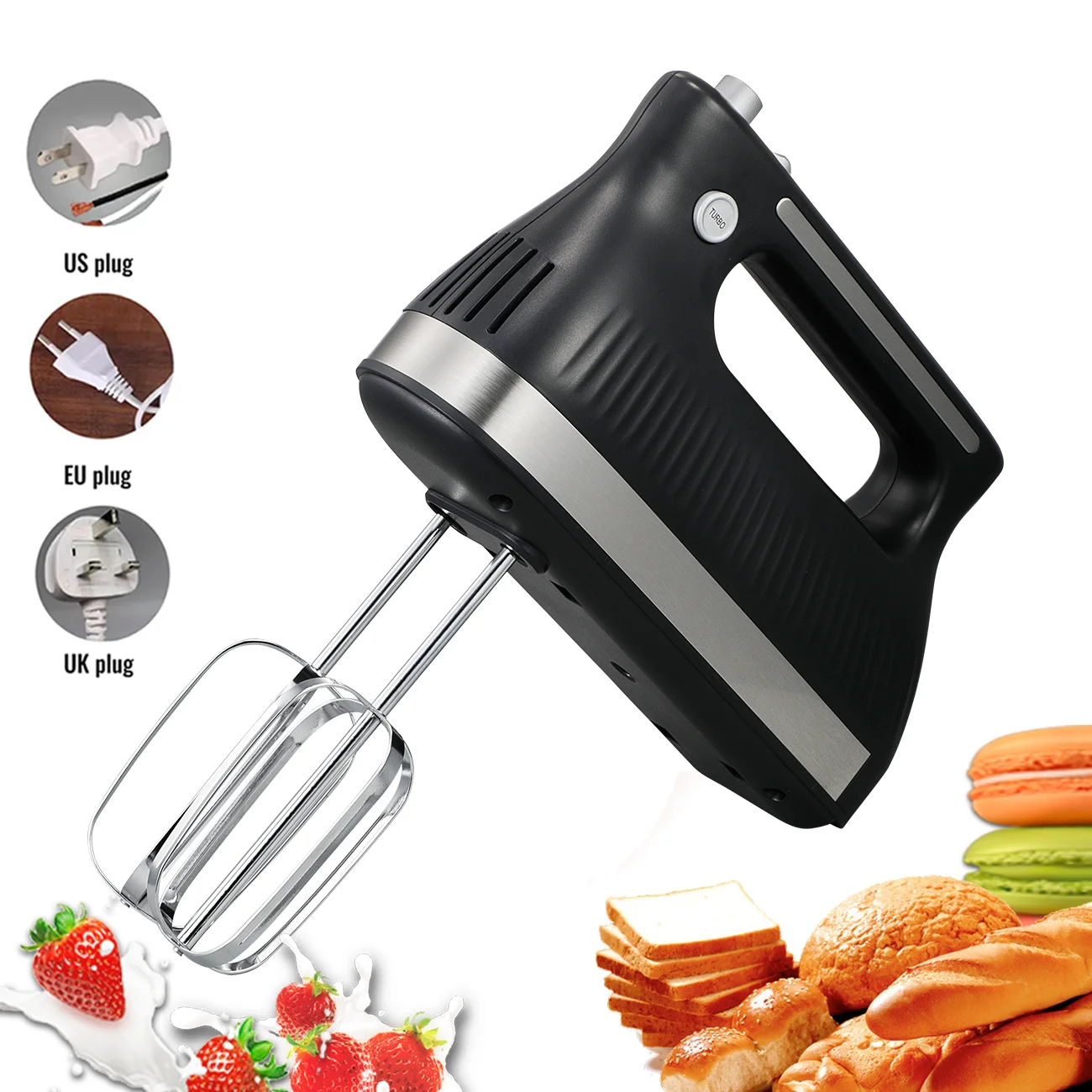 manufacture edmark batidora de mano hand mixer 5 speed 300w beater machine cake Egg cuisine mixer