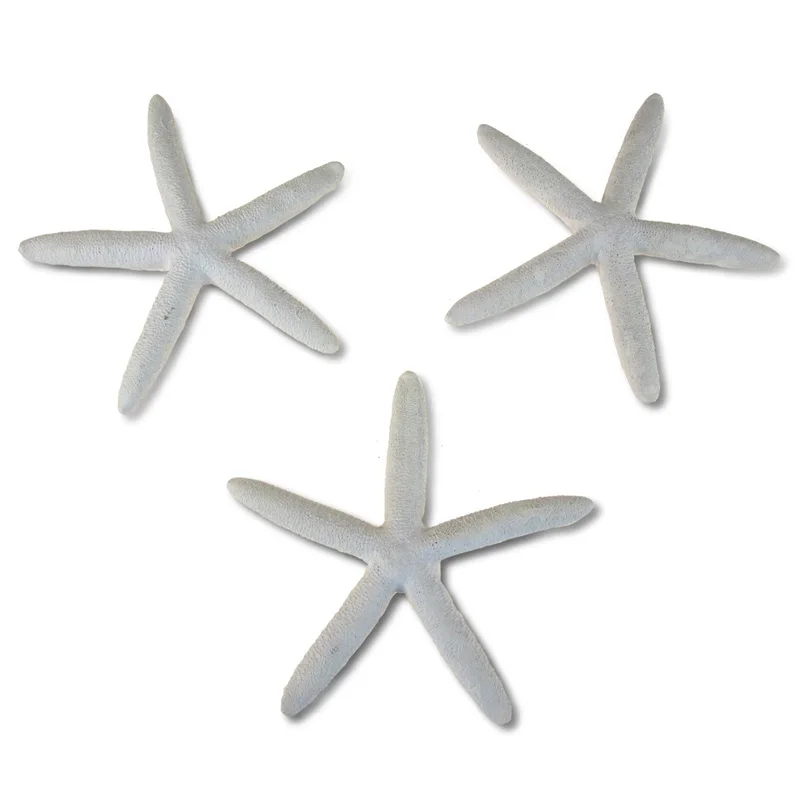 Resin White Finger Ocean Star Starfish Decoration