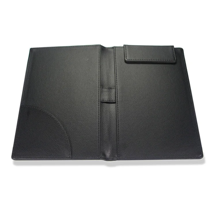 Easy to take multi-functional leather folder customized file folder
