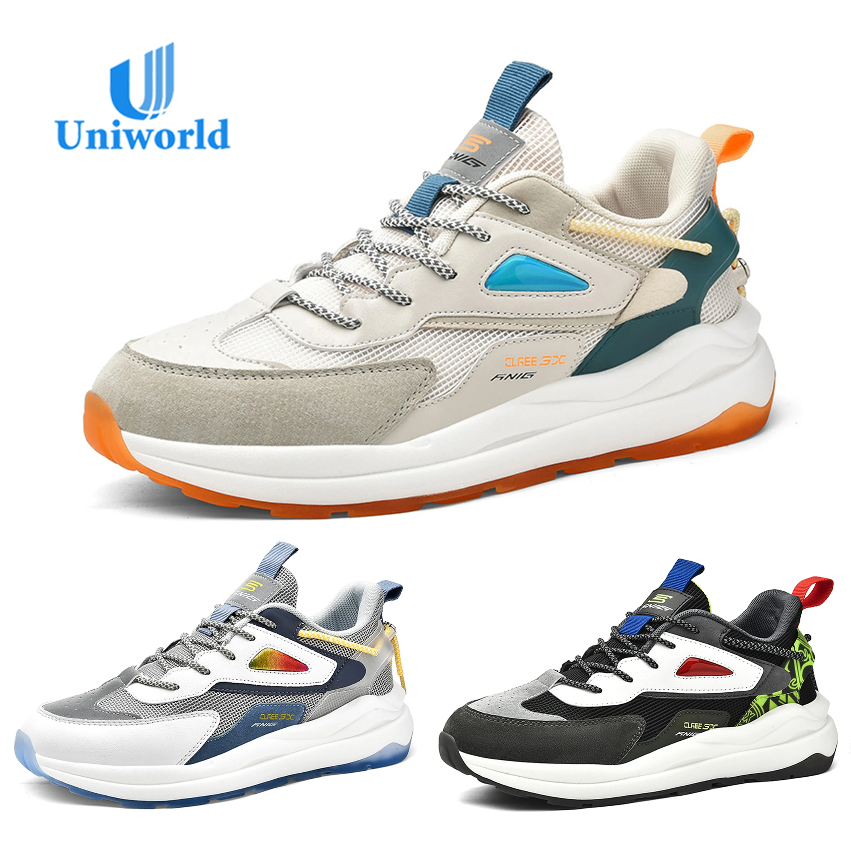 Uniworld Vietnam Factory Custom Man Breathable Sport Shoes Recommend Fashion Mesh Best Selling Winter Hard-Wearing Sneakers