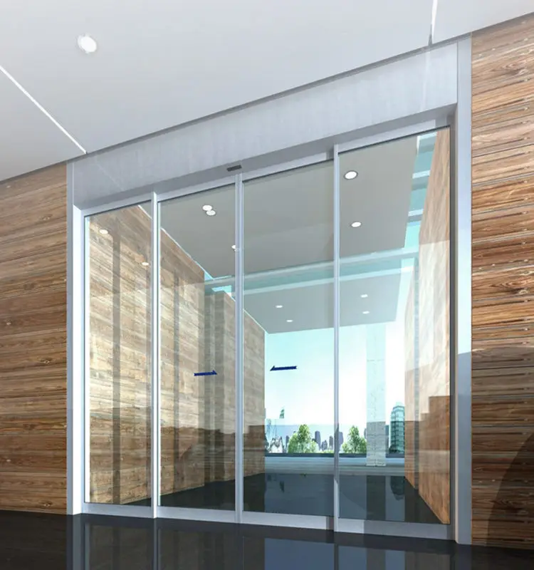 CITY STAR Manufacturer Sensor Glass Automatic Door System for Frameless Sliding Door