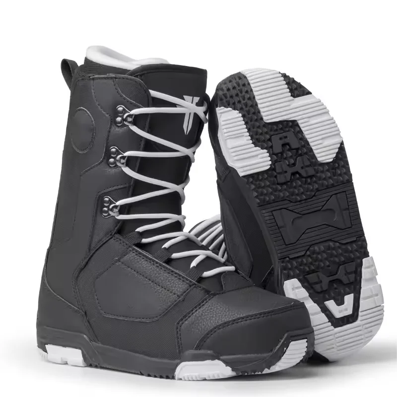 High quality custom adult winter non-slip skiing boots outdoor cold-resistant snowboard boots ski shoes