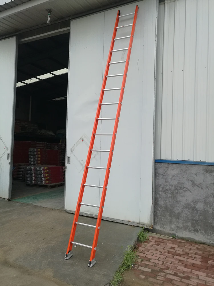 Modern Household Factories Insulated High Grade FRP Straight Step Ladder