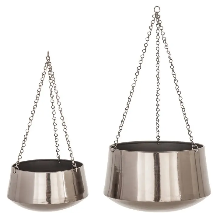 Metal Hanging Planter Basket Handmade Plant Hanger Decorative Hanging Planter Pot Holder