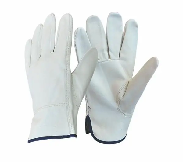 goat sheep leather working driving glove
