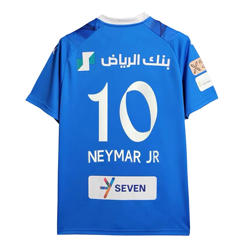 23/24 Футбольная форма Riyadh полумесяц Neymar 10 футбольная Майка домашняя и выездная групповая покупка оптом майки для взрослых